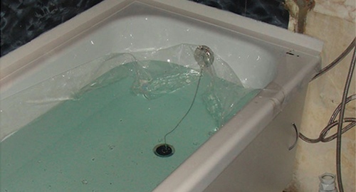 Установкой акрилового вкладыша | Славск